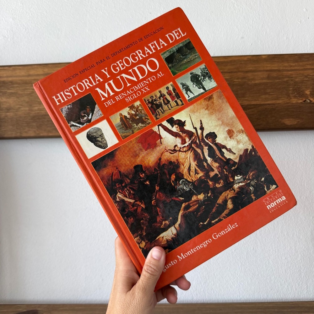 Historia y Geografia del Mundo Augusto Montenegro Gonzalez Spanish Textbook